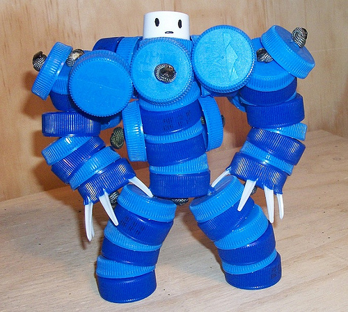 Роботы из крышек — 8 ответов | форум Babyblog