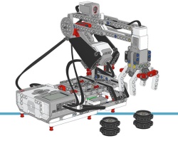Лего робот без шарниров